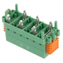 Phoenix Contact SDC 2.5/ 6-PV-5.0-ZB Series Straight PCB Terminal Block, 6 Contacts, 5 mm Pitch, 320V, 12A 1864079