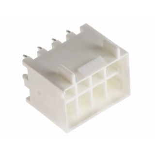 Hirose DF33C Series Straight Through Hole PCB Header 8 Contact 3.3 mm Pitch 2 Row Shrouded DF33C