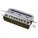 HARTING D-Sub Standard 25 Way Right Angle 2.77 mm Pitch Cable D-Sub Connector Male 09663286700