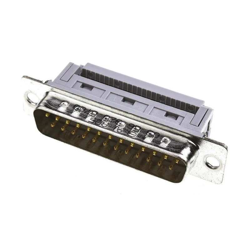 HARTING D-Sub Standard 25 Way Right Angle 2.77 mm Pitch Cable D-Sub Connector Male 09663286700