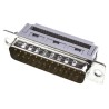 HARTING D-Sub Standard 25 Way Right Angle 2.77 mm Pitch Cable D-Sub Connector Male 09663286700