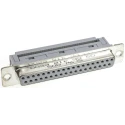 HARTING D-Sub 37 Way Right Angle 2.77 mm Pitch Cable D-Sub Connector Female 09664186500