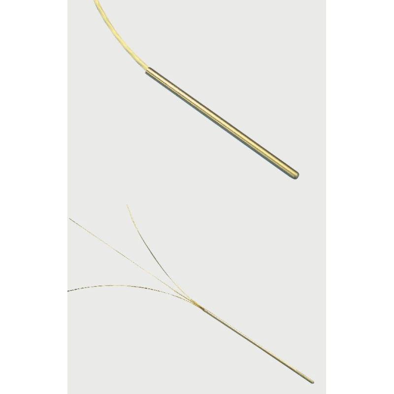 Netsushin RTD Sensor 1 mm Diameter, 50 mm Length, -200°C to 200°C Temperature Range NR-141-100S-2-1.0-50-2000PLi-A-3