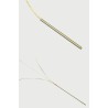 Netsushin RTD Sensor 1 mm Diameter, 50 mm Length, -200°C to 200°C Temperature Range NR-141-100S-2-1.0-50-2000PLi-A-3