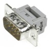 HARTING D-Sub 9 Way Right Angle 2.77 mm Pitch Cable Connector Male 09661286700