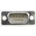 HARTING D-Sub 9 Way Right Angle 2.77 mm Pitch Cable Connector Male 09661286700