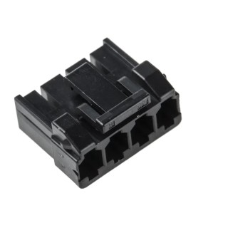 Hirose EnerBee DF63 Female Connector Housing 2.5 mm Pitch 4 Way 1 Row Straight DF63