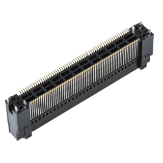 Hirose FunctionMAX FX18 Series Straight Surface PCB Socket, 120-Contact, 2 Row, 0.8 mm Pitch, 100V, 12,500A Current 