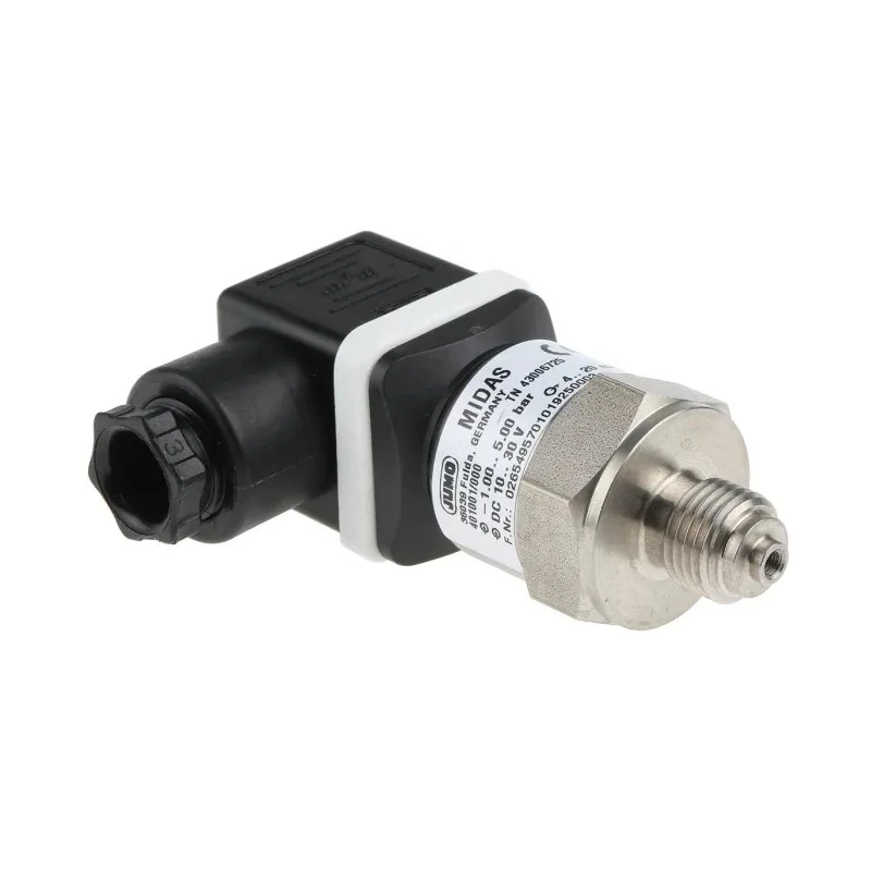Jumo MIDAS Series Pressure Sensor -1 bar to 5 bar, Accuracy 0.5 %, IP65 IP67, 10-24V 401001/000-482-405-502-20-601-61/000