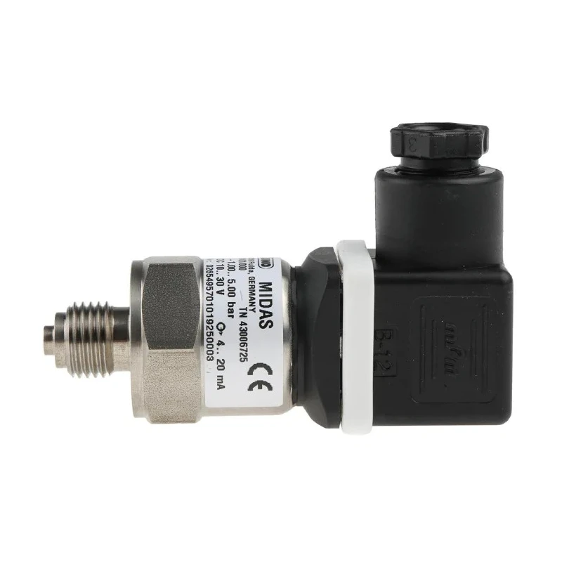 Jumo MIDAS Series Pressure Sensor -1 bar to 5 bar, Accuracy 0.5 %, IP65 IP67, 10-24V 401001/000-482-405-502-20-601-61/000