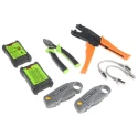 Tempo 1300 Series Cable Joint Connector Tool Kit LAN/Ethernet, Video and CATV Installations 428-2672