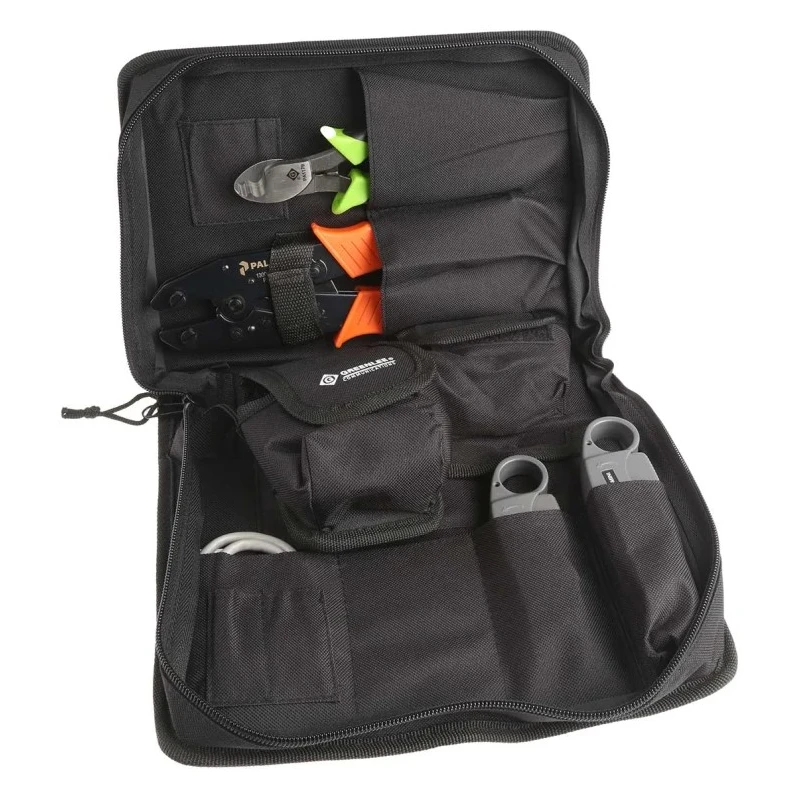 Tempo 1300 Series Cable Joint Connector Tool Kit LAN/Ethernet, Video and CATV Installations 428-2672