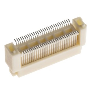 Hirose FunctionMAX FX8C Series Straight Surface PCB Header, 60 Contacts, 0.6 mm Pitch, 2 Row, Shrouded FX8C