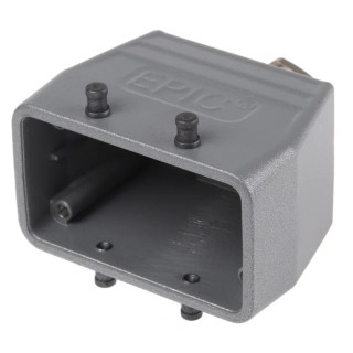 EPIC Heavy Duty Power Connector Hood Aluminium Alloy IP65 M20 Thread Size 10+E Poles 2 Levers 19040000+71201200