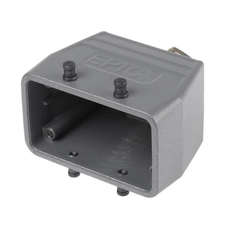 EPIC Heavy Duty Power Connector Hood Aluminium Alloy IP65 M20 Thread Size 10+E Poles 2 Levers 19040000+71201200