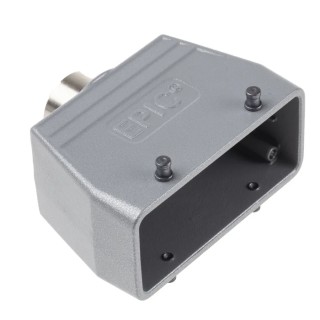 EPIC Heavy Duty Power Connector Hood 2 Lever 16+E Pole Format Aluminium Alloy IP65 Germany 19080000+71201300