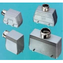 EPIC Heavy Duty Power Connector Hood Aluminium Alloy IP65 24+E Poles M25 Thread 2 Levers 19121000+71201300