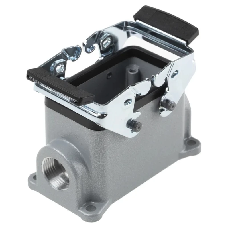 EPIC Heavy Duty Power Connector Housing Surface Mount IP65 2 Lever Thread Size M20 Series H-BE 19034000+71200200