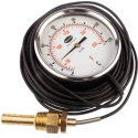 RS PRO Dial Thermometer Dual Scale Centigrade Fahrenheit 100mm Dial Steel Case 120°C 431-5671