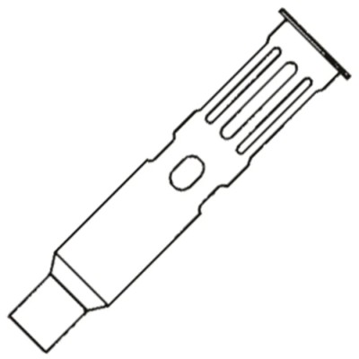Weller Hot Air Hotblow Nozzle 4.7 mm Length 15mm for WP60 Gas Soldering Iron 