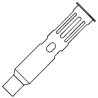 Weller Hot Air Hotblow Nozzle 4.7 mm Length 15mm for WP60 Gas Soldering Iron