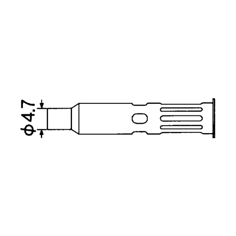 Weller Hot Air Hotblow Nozzle 4.7 mm Length 15mm for WP60 Gas Soldering Iron 