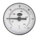 RS PRO Dial Thermometer Stainless Steel Case 66 mm Dial Size 0°C to 120°C Measurement Accuracy ±4°C 431-5621