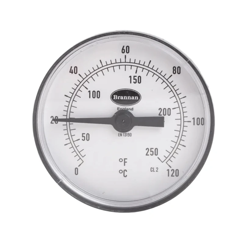 RS PRO Dial Thermometer Stainless Steel Case 66 mm Dial Size 0°C to 120°C Measurement Accuracy ±4°C 431-5621