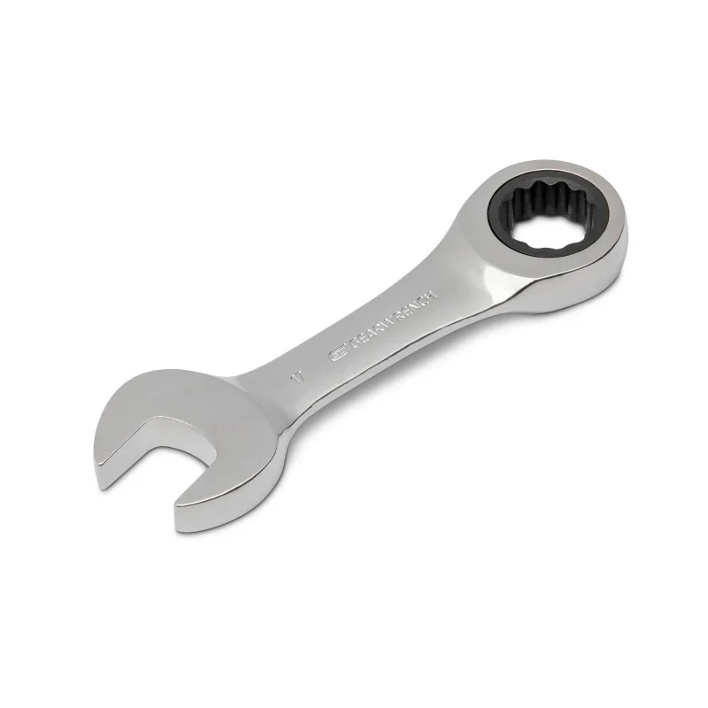 GearWrench 10-Piece Ratchet Spanner Set, 10 to 19 mm, Alloy Steel, Chrome Finish 9520D
