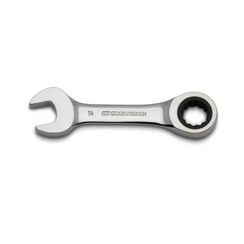 GearWrench 10-Piece Ratchet Spanner Set, 10 to 19 mm, Alloy Steel, Chrome Finish 9520D
