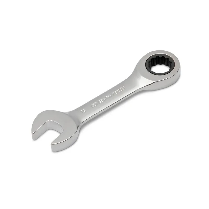 GearWrench 10-Piece Ratchet Spanner Set, 10 to 19 mm, Alloy Steel, Chrome Finish 9520D