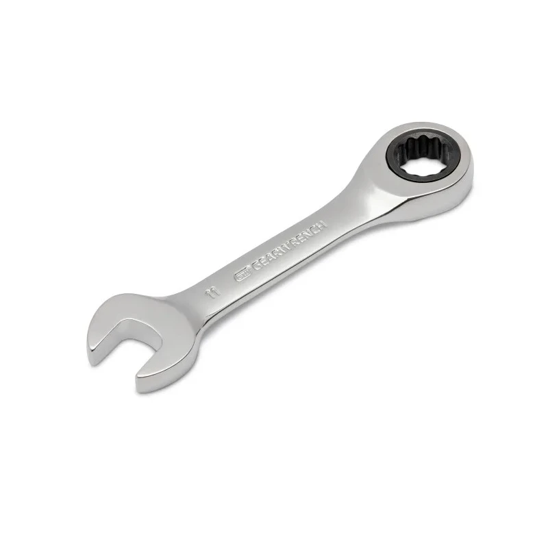 GearWrench 10-Piece Ratchet Spanner Set, 10 to 19 mm, Alloy Steel, Chrome Finish 9520D