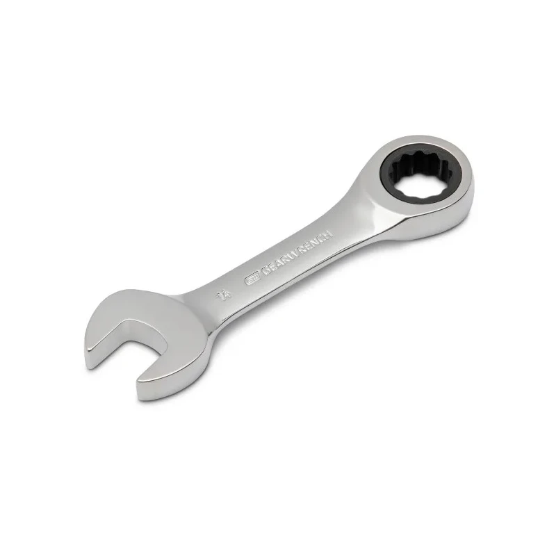 GearWrench 10-Piece Ratchet Spanner Set, 10 to 19 mm, Alloy Steel, Chrome Finish 9520D