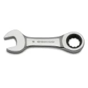 GearWrench 10-Piece Ratchet Spanner Set, 10 to 19 mm, Alloy Steel, Chrome Finish 9520D