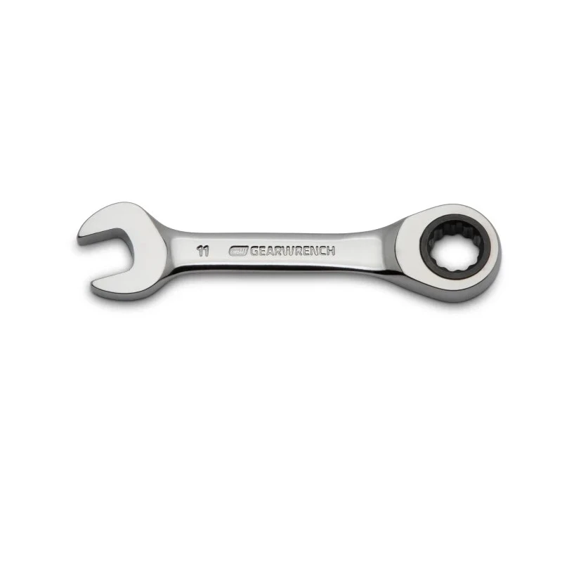 GearWrench 10-Piece Ratchet Spanner Set, 10 to 19 mm, Alloy Steel, Chrome Finish 9520D