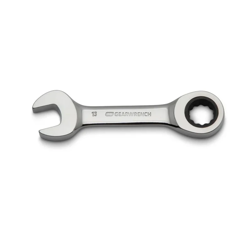 GearWrench 10-Piece Ratchet Spanner Set, 10 to 19 mm, Alloy Steel, Chrome Finish 9520D