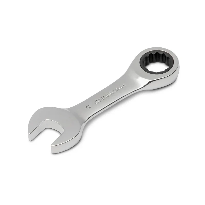 GearWrench 10-Piece Ratchet Spanner Set, 10 to 19 mm, Alloy Steel, Chrome Finish 9520D