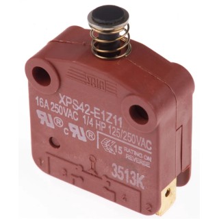 Saia-Burgess Door Micro Switch SPST Plunger 16A 250VAC IP40 -20°C to 140°C 74106
