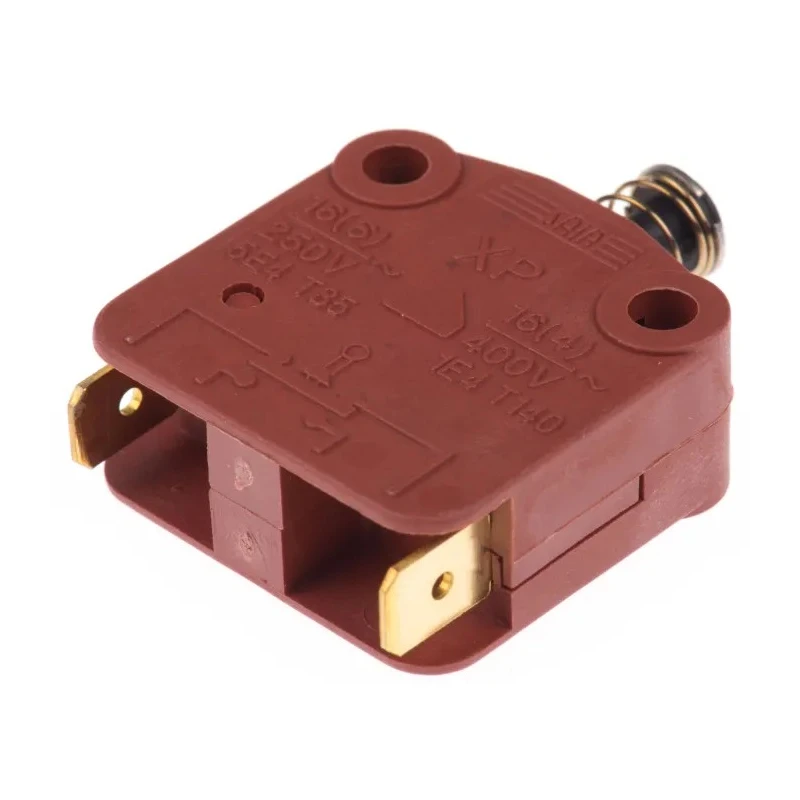Saia-Burgess Door Micro Switch SPST Plunger 16A 250VAC IP40 -20°C to 140°C 74106