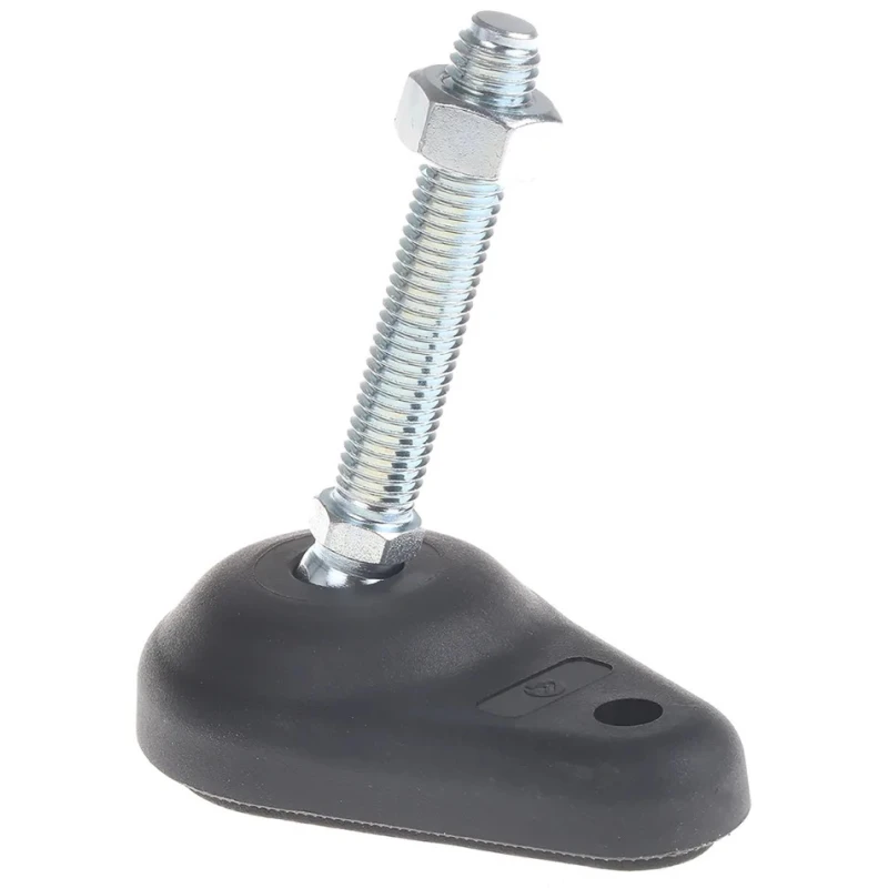 FlexLink Polyamide Heavy Duty Adjustable Foot M12 Thread 11 mm Groove XCFS 12X60X71