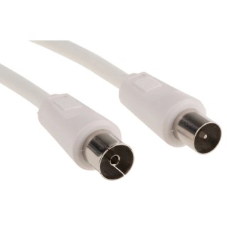 RS PRO Coaxial Cable Male Straight Plug to Male Socket 5 m 75 Ω 111-5490