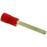 JST Insulated Crimp Blade Terminal 18 mm Blade Length, 22 AWG to 16 AWG, Red FV1.25-AF2.3A(LF)K