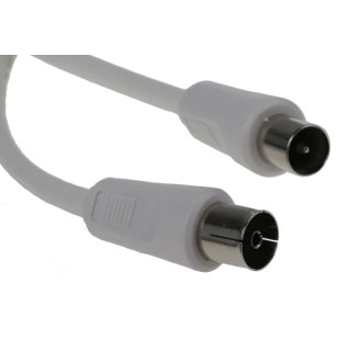 RS PRO Coaxial Cable Male Male 1.5 m 75 Ω Grey Jacket RS PRO 111-5462