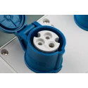 MENNEKES Blue Wall Mount 2P+PE Distribution Unit 16A 230V IP44 IP44