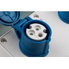MENNEKES Blue Wall Mount 2P+PE Distribution Unit 16A 230V IP44 IP44