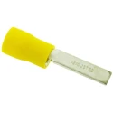 JST Insulated Crimp Blade Terminal 18.6 mm Blade Length Vinyl Insulation, 12 AWG to 10 AWG Yellow FV5.5-AFW(LF)K