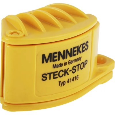 MENNEKES Male Yellow Plug Guard for use with CEE Plugs, 16 Amps 3 Pole to 125 Amps 5 Pole Panel Mounted & Wall Mounted 41416