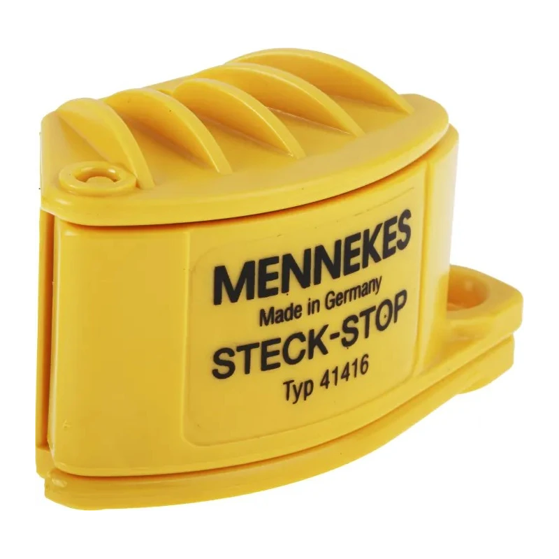 MENNEKES Male Yellow Plug Guard for use with CEE Plugs, 16 Amps 3 Pole to 125 Amps 5 Pole Panel Mounted & Wall Mounted 41416