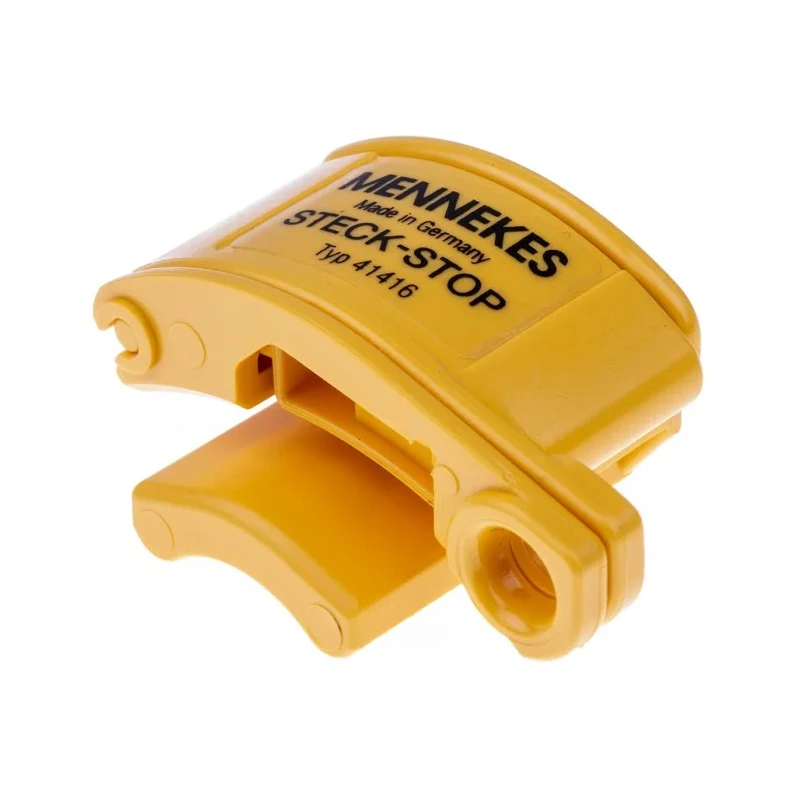 MENNEKES Male Yellow Plug Guard for use with CEE Plugs, 16 Amps 3 Pole to 125 Amps 5 Pole Panel Mounted & Wall Mounted 41416