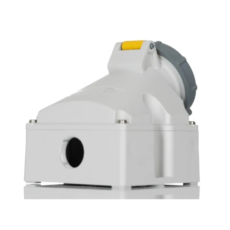 MENNEKES Wall Mount Industrial Power Connector 16A 110V IP67 Yellow 3 Pole IP67
